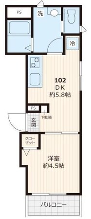 カーサリリーの物件間取画像